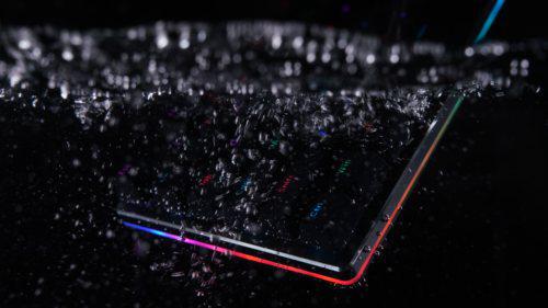 米乐 M6米乐87键紧凑型 防水防尘 雷柏V520RGB-87防水幻彩背光游戏键盘上市(图2)