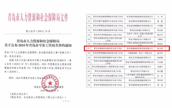青岛市碳基纳米新材料专家工作站落户青岛黑猫(图1)
